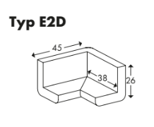 Narożnik ochronny podwójny Typ E2D - 3